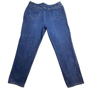 David Taylor Straight Leg Jeans Mens 40x32 (38x30) Dark Wash Blue Denim Workwear